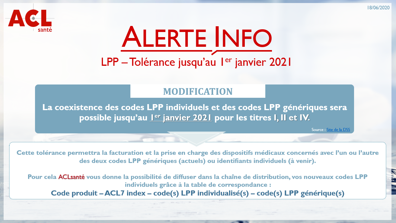 Declaration code lpp